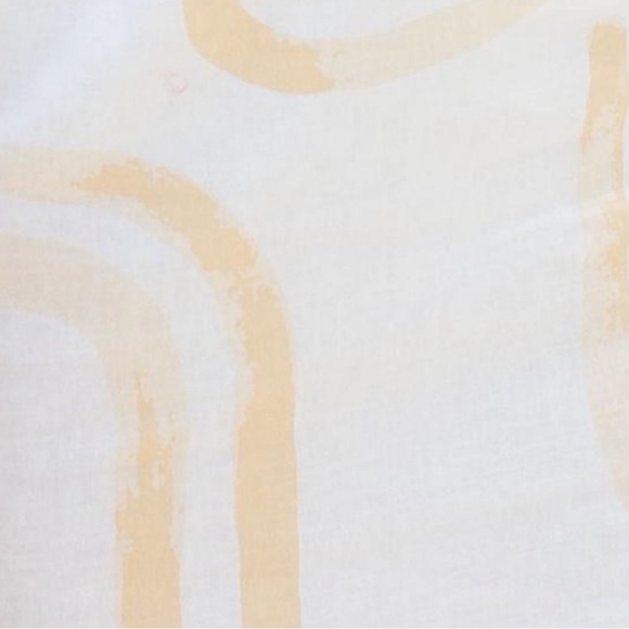 Dani Skirt Luca Frill Dress Yellow/Cream Front Tie Size Small - Picture 9 of 11